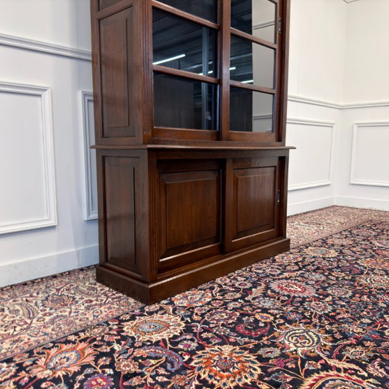 Libreria classica inglese con ante scorrevoli in vetro – Librerie, Glass, Wood (photo 9 of 13)