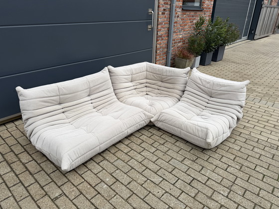 Image 1 of Set originale vintage Ligne Roset Togo a 1 posto, ad angolo e a 2 posti
