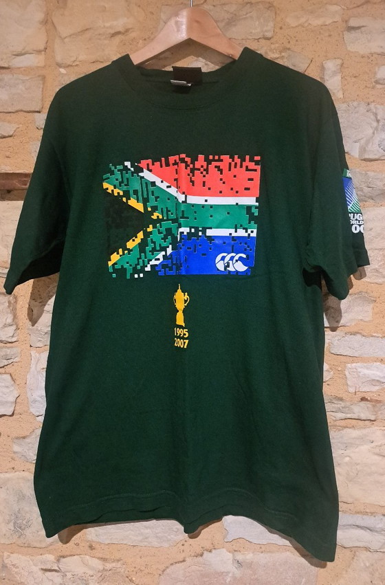 Springbok Green T-Shirt, Brand Canterbury Of New-Zealand, Size XL – Canterbury of New Zealand, Gifts, Cotton (photo 5 of 7)