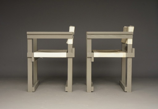 Constructivist Side Chairs, Set of 2