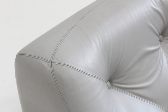 Image 1 of Kali Design Fauteuil Ligne Roset Michel Ducaroy Grijs Leder