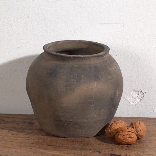 Jarrón antiguo estilo wabi sabi (c.1900) #12