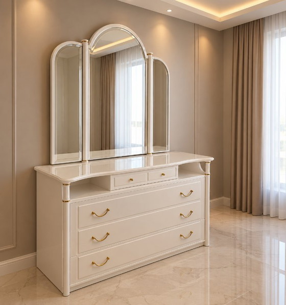 Coiffeuse / commode – Dall’Agnese S.p.A, Verre, Métal (photo 2 of 5)