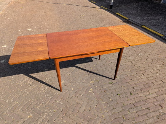 Image 1 of Vintage Danish Teak Dining Table – Extendable – 1960s Mid-Century