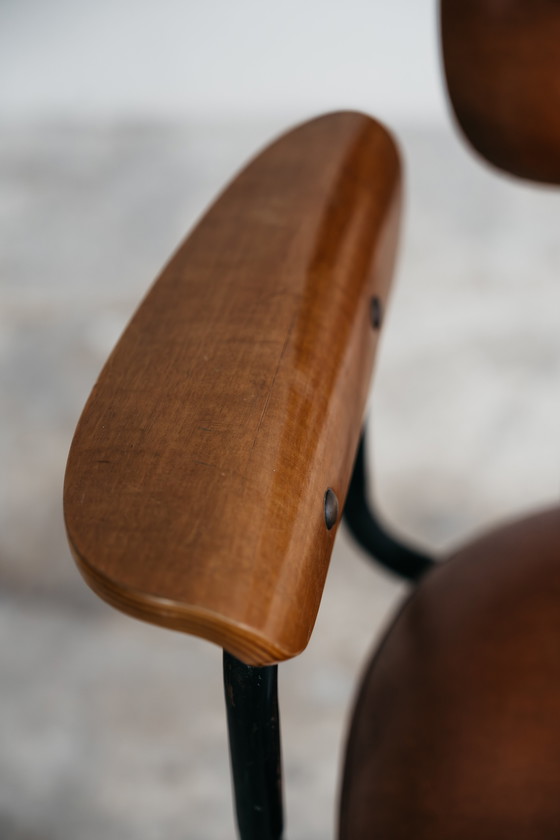 Image 1 of Marco Zanuso voor Poltronova jaren 70 vintage design fauteuil