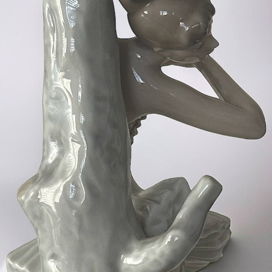 Image 1 of Lladro porseleinen lamp "Ballerina" (1969, Spanje - zeldzaam)