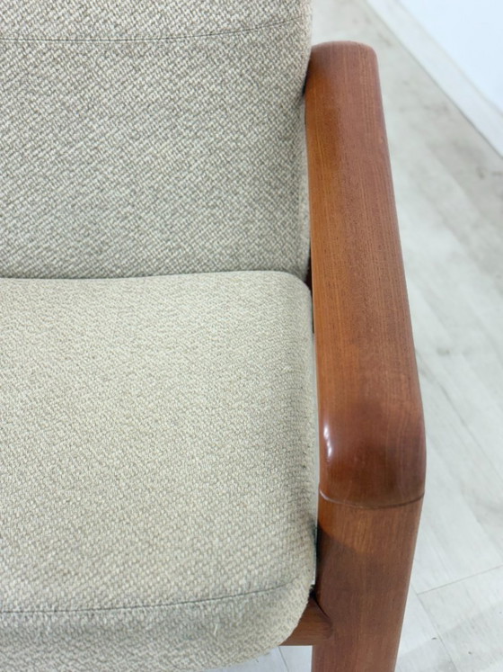 Image 1 of Vintage Dyrlund Teak Sofa | Solid Wood 3-Seater Couch | Design Classic