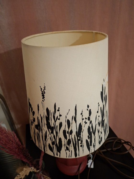 Lampe vintage Bay Keramik (Modèle 587/20) Avec abat-jour botanique IKEA Läns – Mid-Century Modern – Ceramic (photo 2 of 7)