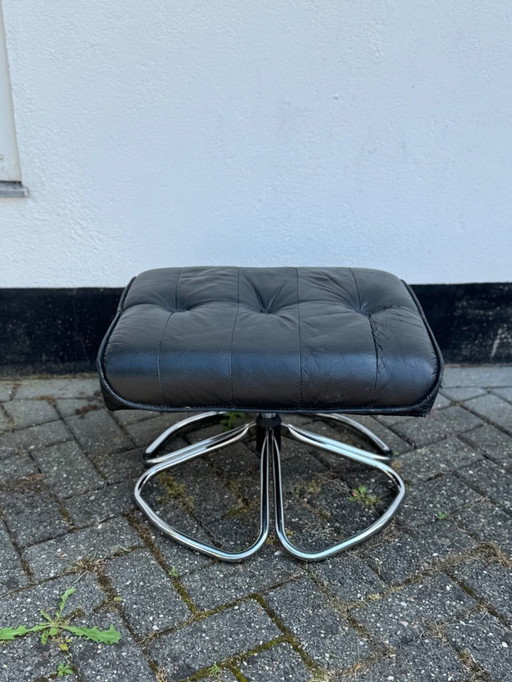 Unico of Denmark Ottoman en cuir