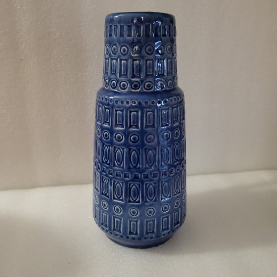Image 1 of Vade bleu west germany, Kreuz keramik, 1960-70 