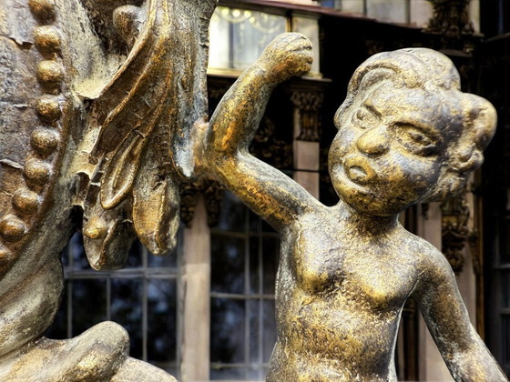 Image 1 of Elegant shelf clock in baroque/rococo style