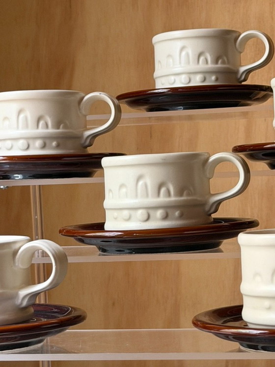 Servizio da caffè vintage Carlton Ware, composto da 14 pezzi in ceramica, stile metà secolo, con tazzine da (photo 10 of 16)
