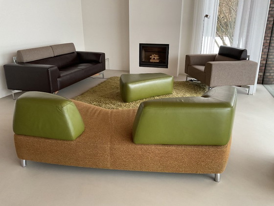 Image 1 of Leolux 3-Sitzer-Sofa Howlo mit drehbaren Rückenlehnen