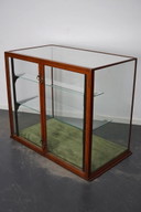 Victorian mahogany shop display case / counter, late 19th century