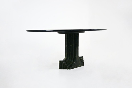 Image 1 of Ovale eettafel "Argo" van Carlo Scarpa voor Simon Gavina, jaren 70
