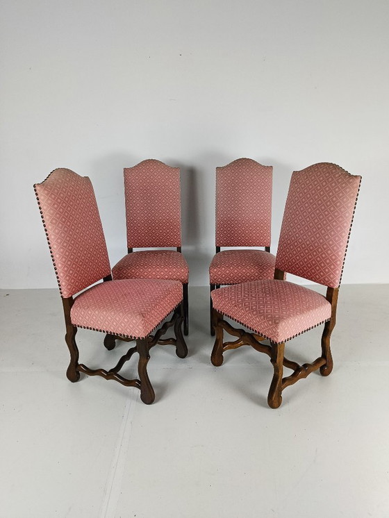 Image 1 of Sedie da pranzo Os De Mouton in faggio (set di 4)