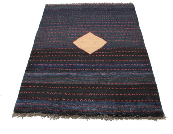 Image 1 of Original Persian carpet Gabbeh Ghashghai Oriental carpet 155 cm x 113 cm Old Natural