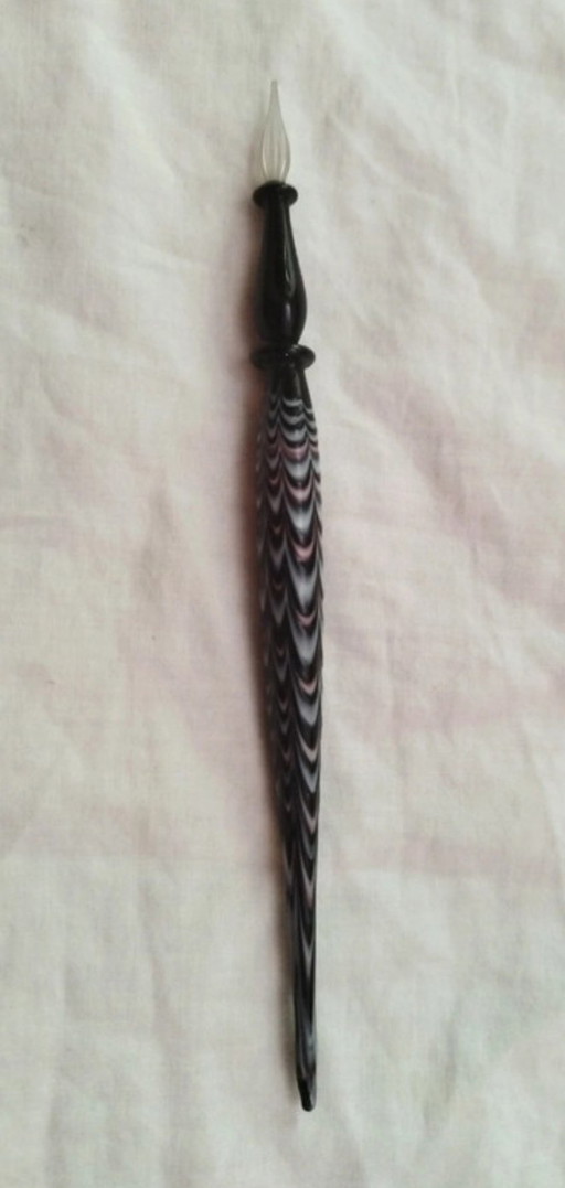 Murano Glass Pen with Phoenician Workmanship