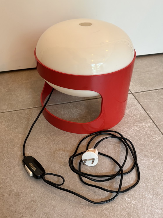 Image 1 of Lámpara de mesa Joe Colombo KD27 - Roja