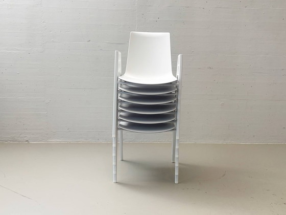 6 sillas Nooi Row (modelo 6602) de Neunzig° para Wiesner-Hager, 2014 – Sillas auxiliares, Plastic, Vintage (photo 13 of 15)