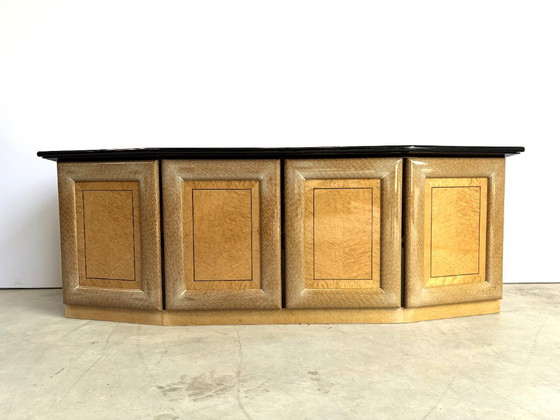 Vintage Burl Wood Credenza, 1980s – Sideboard (photo 11 of 12)