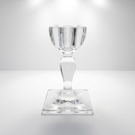 Portacandele Vintage in Cristallo Nachtmann – Elegante Candeliere in Vetro Tagliato