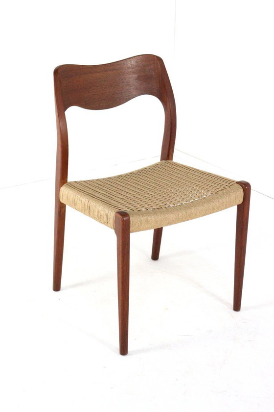 Image 1 of Set di 4 sedie Niels O Möller modello 71 vintage danese