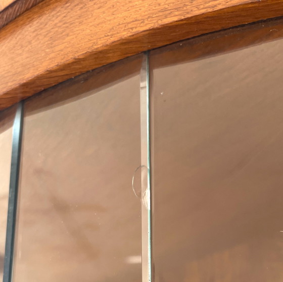 Image 1 of Vetrina sospesa, mobiletto unico in stile art déco 