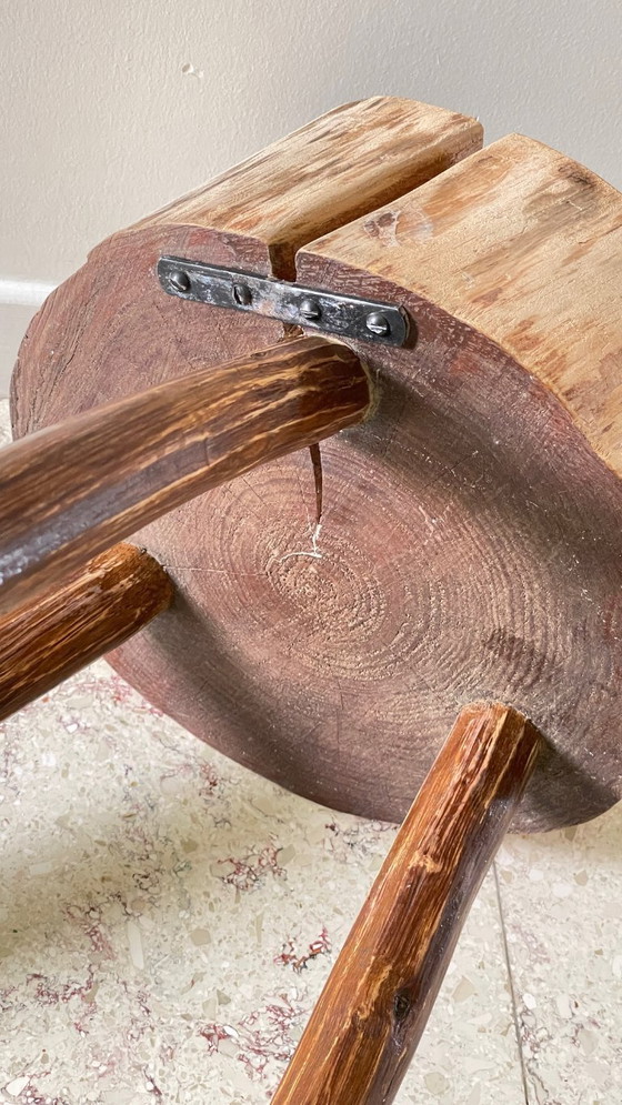 Image 1 of VINTAGE BRUTALIST STOOL