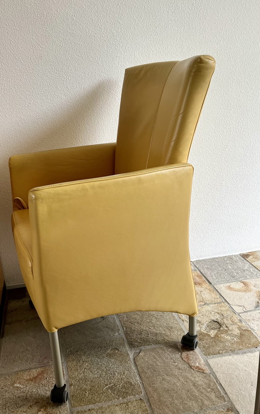 4 sillas de comedor Montis Windy de cuero