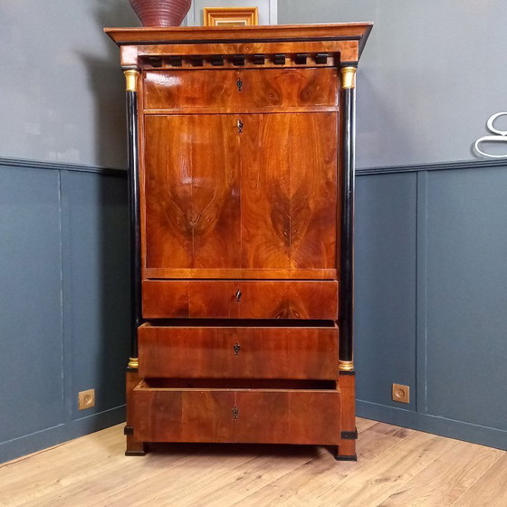 Image 1 of Französischer antiker Empire-Kabinettssekretär, 19. Jahrhundert