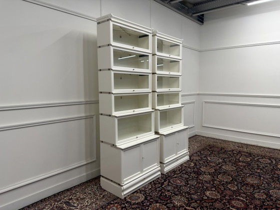 Libreria Originale Inglese Globe Wernicke Bianca – Librerie, Glass, Metal (photo 4 of 20)