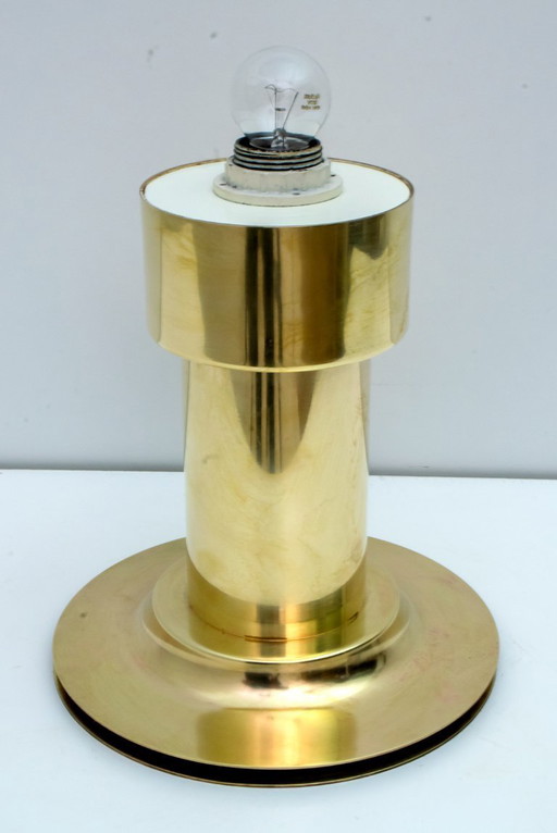 Mid-Century Modern Italian Brass Table Lamp, 1960s