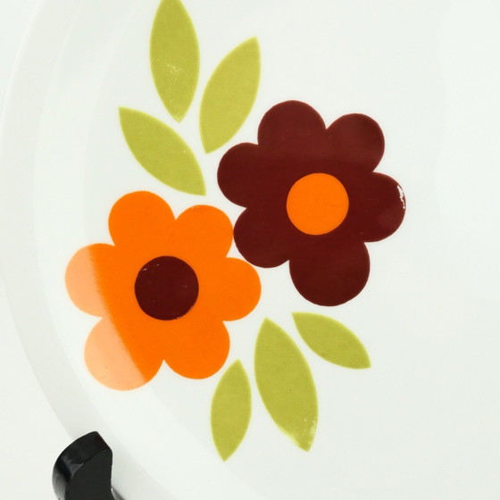 Five breakfast plates Arzberg Germany 70s, Crockery, Porcelain, Brown (photo 3 of 5)