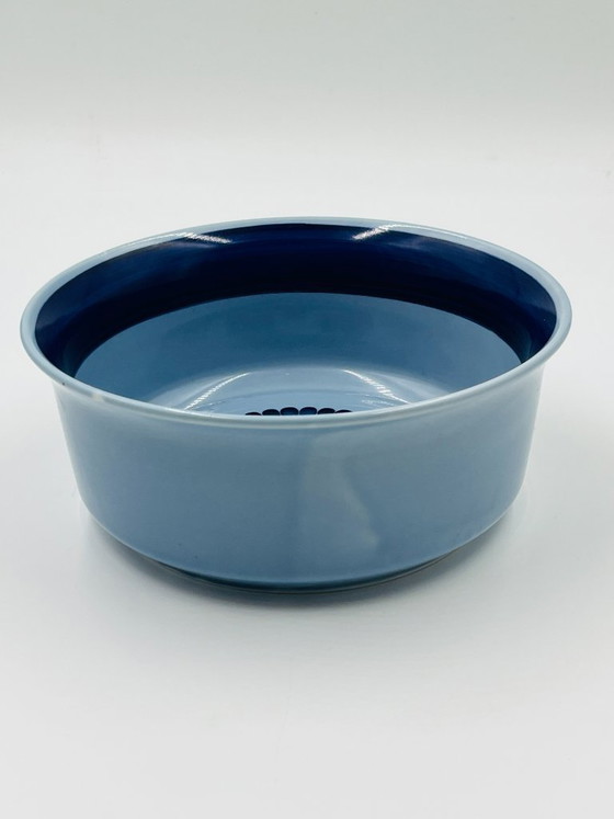 Image 1 of Kahla Bleu Saxe saladekom van porselein uit de DDR