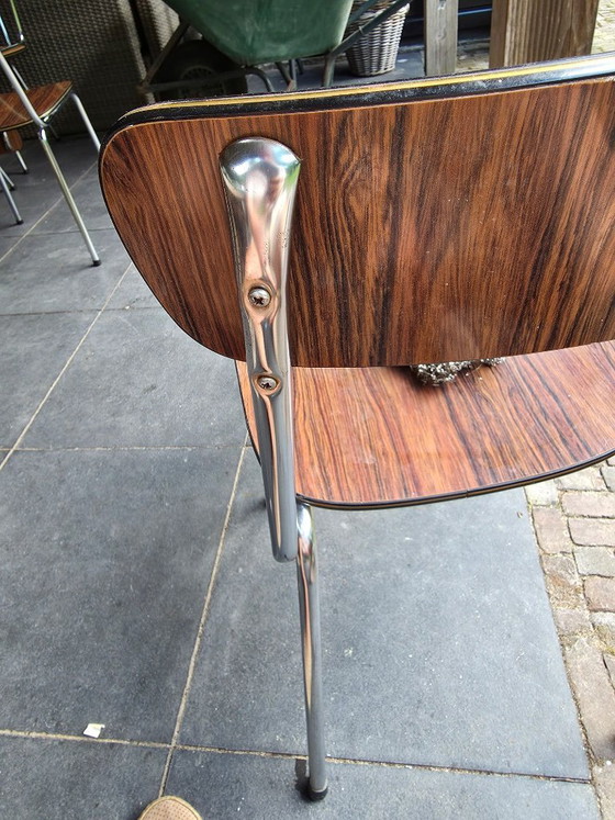 Set mit 6 Tavo Esszimmerstühlen aus der Mitte des Jahrhunderts – Plastic, Metal (photo 3 of 8)