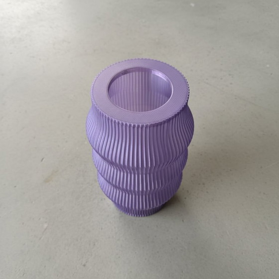 Image 1 of Purple design lamp – modern table lamp