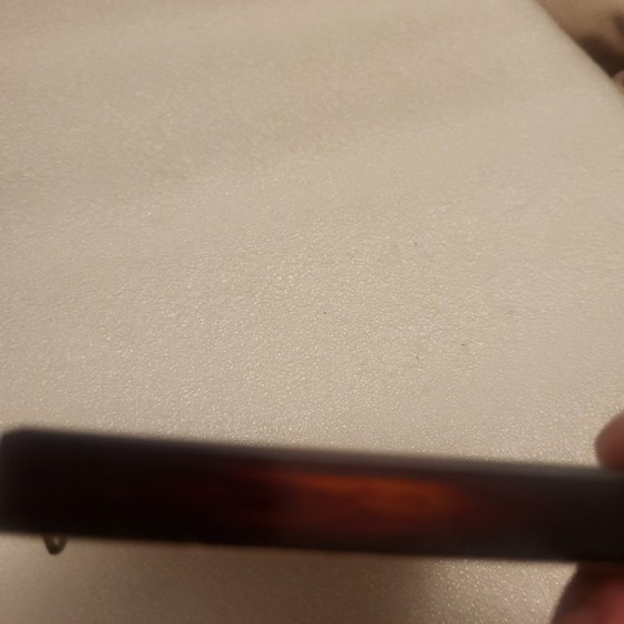 Image 1 of Cornice vintage in bachelite e veri uccelli piumati