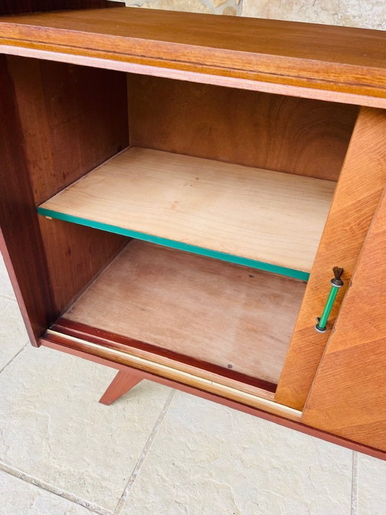 Image 1 of Mid-Century, Ash and Mahogany Sideboard 1950s
