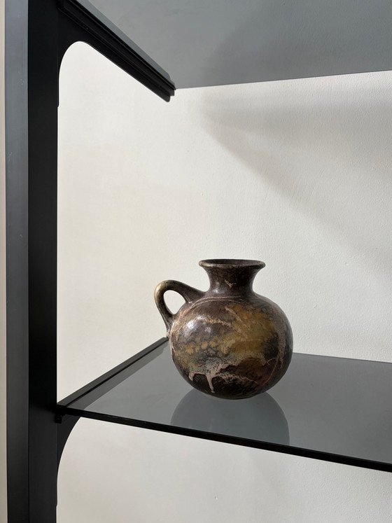 Vintage Ruscha keramische vaas met oor – Vazen, Ceramic, Mid Century Modern (photo 2 of 4)