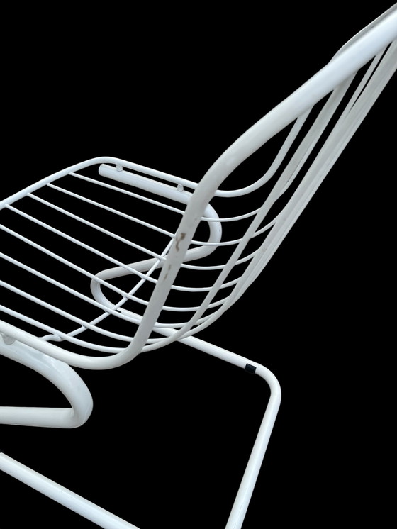 Image 1 of 4x In the style of Gastone Rinaldi (in style of) cantilever chairs ca.1980s