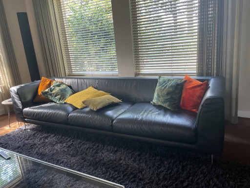Divano Capellini Elan + 2 Poltrone – Cappellini, 3 5 zitsbanken, Leather, Metal