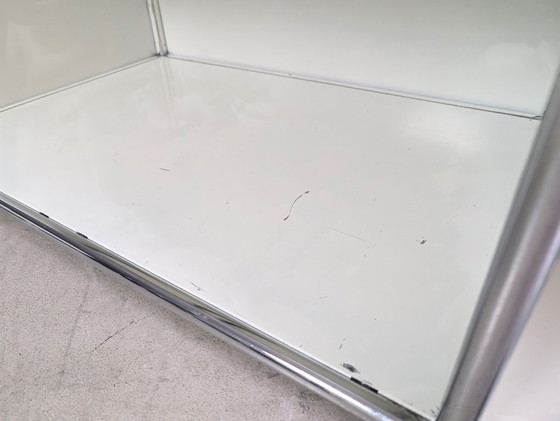 Image 1 of Origineel USM Haller dressoir wit 2x2 TV-plank Fritz ladekast