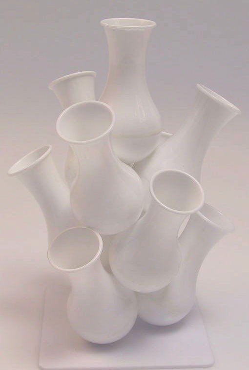 Image 1 of Vase blanc Vintage