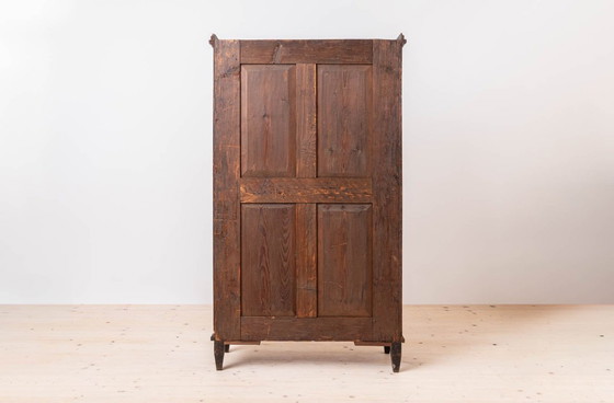 Image 1 of Vetrina nera Biedermeier, Austria, metà del XIX secolo