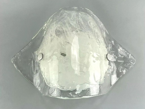 60's 70's Lampe Lampe murale Kalmar Franken Carlo Nason Ice Glas 60s