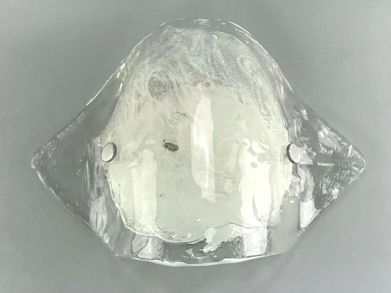 Image 1 of Lampada da parete anni '60 e '70 Kalmar Franken Carlo Nason Ice Glass anni '60