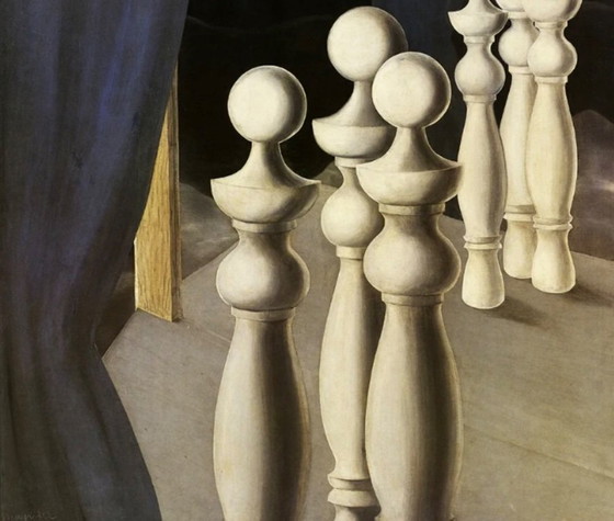 Image 1 of René Magritte: "Le Rencontre, 1926." Signed in the Plate.