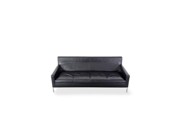 Image 1 of Canapé Zanotta original, canapé design italien, cuir, noir