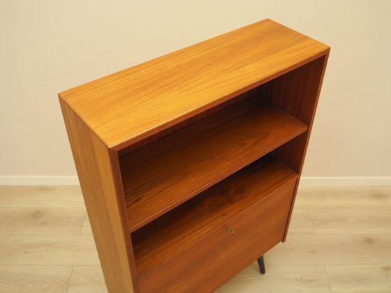 Image 1 of Teakhouten boekenkast, Deens design, jaren 70, gemaakt in Denemarken.